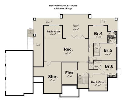 Basement for House Plan #963-01214