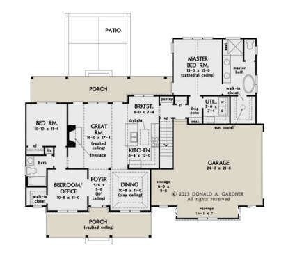 Main Floor for House Plan #2865-00427