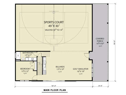 Main Floor  for House Plan #2464-00212