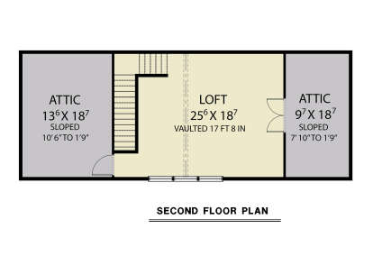 Second Floor for House Plan #2464-00212