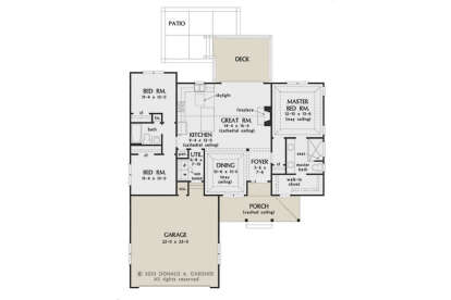 Main Floor for House Plan #2865-00428