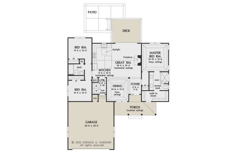 House Plan House Plan #34631 Drawing 1