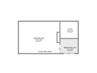 Loft for House Plan #7112-00034