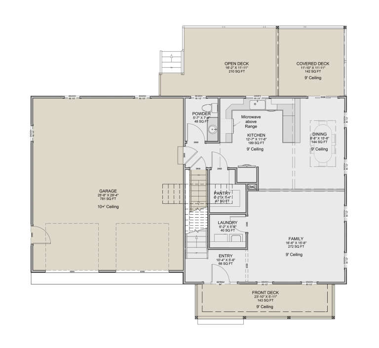 House Plan House Plan #34635 Drawing 1