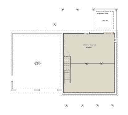 Basement for House Plan #7112-00035
