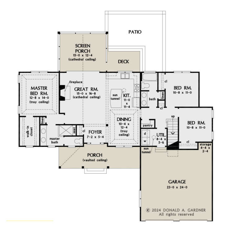 House Plan House Plan #34636 Drawing 1