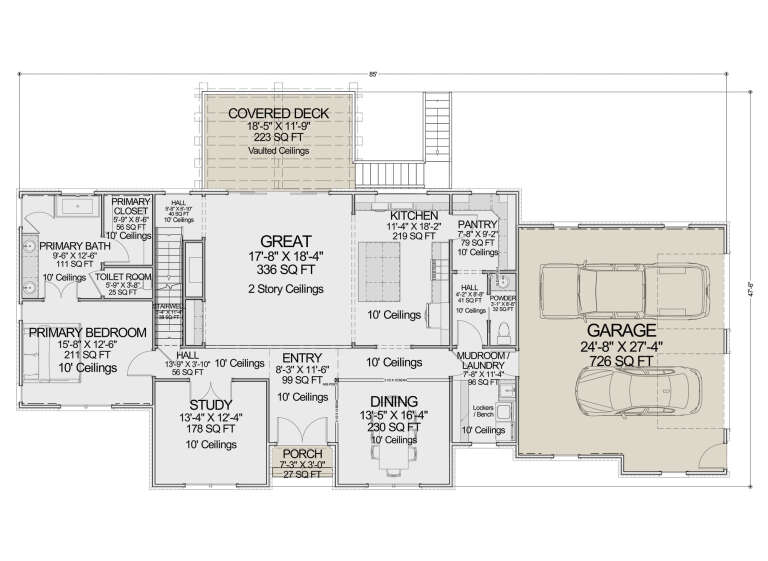 House Plan House Plan #34639 Drawing 1