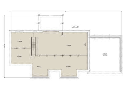 Basement for House Plan #7112-00036