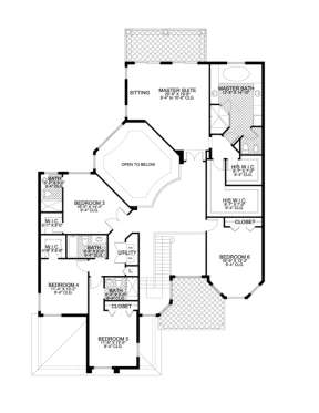 Floorplan 2 for House Plan #168-00056