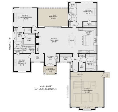 Main Floor for House Plan #940-01384
