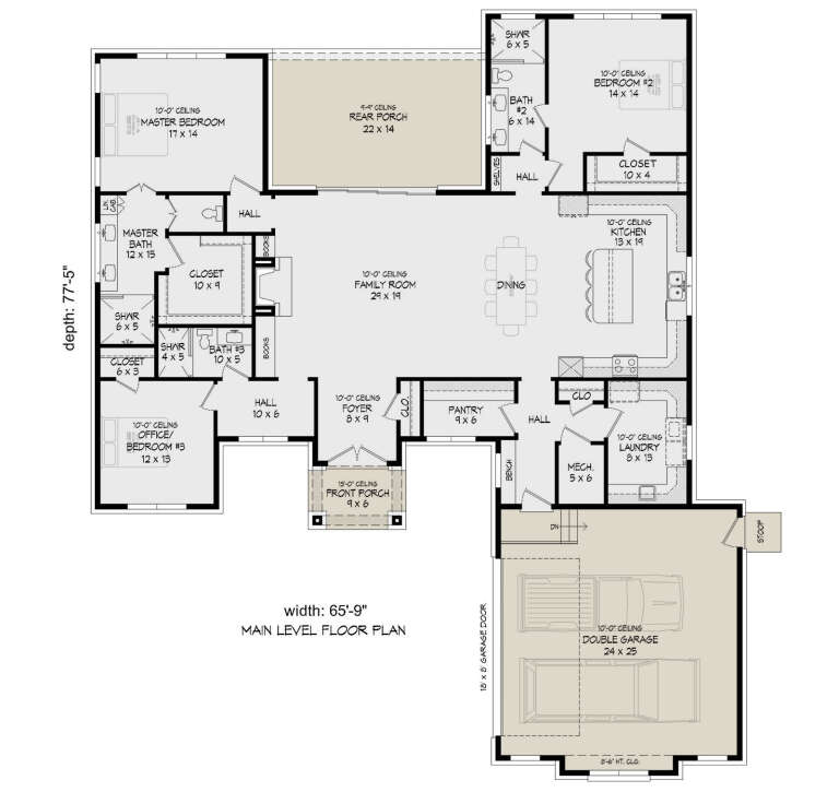 House Plan House Plan #34640 Drawing 1