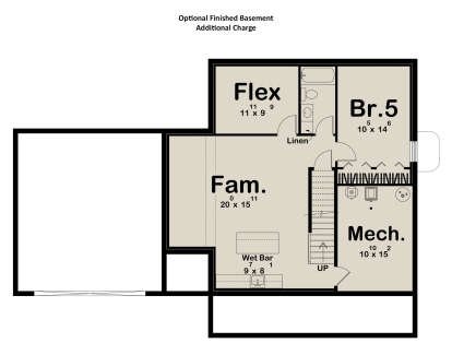 Basement for House Plan #963-01216