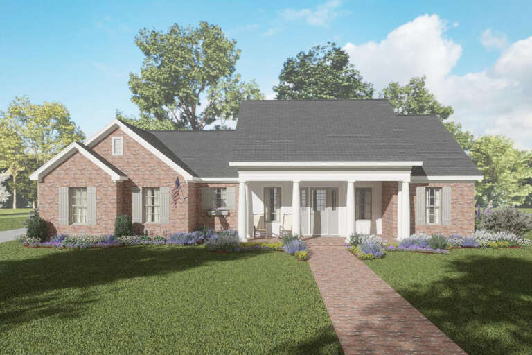 House Plan House Plan #34645 Front Elevation 