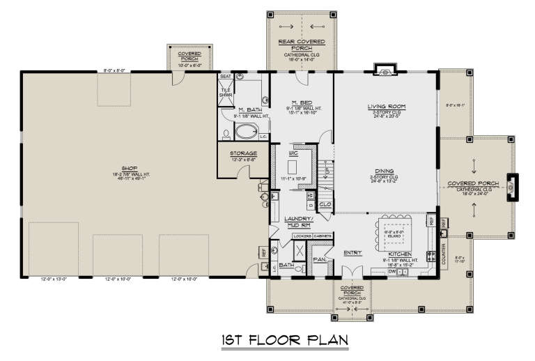 House Plan House Plan #34648 Drawing 1