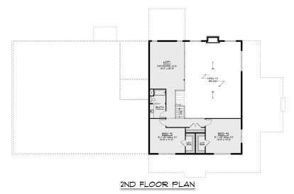 Second Floor for House Plan #5032-00403