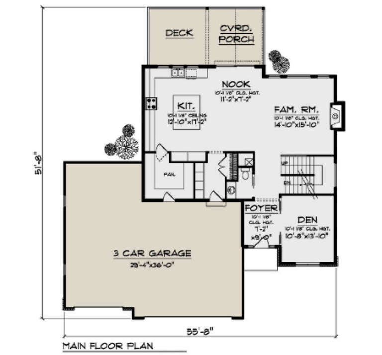 House Plan House Plan #34650 Drawing 1