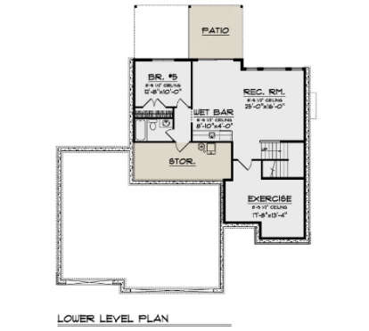 Basement for House Plan #1020-00413
