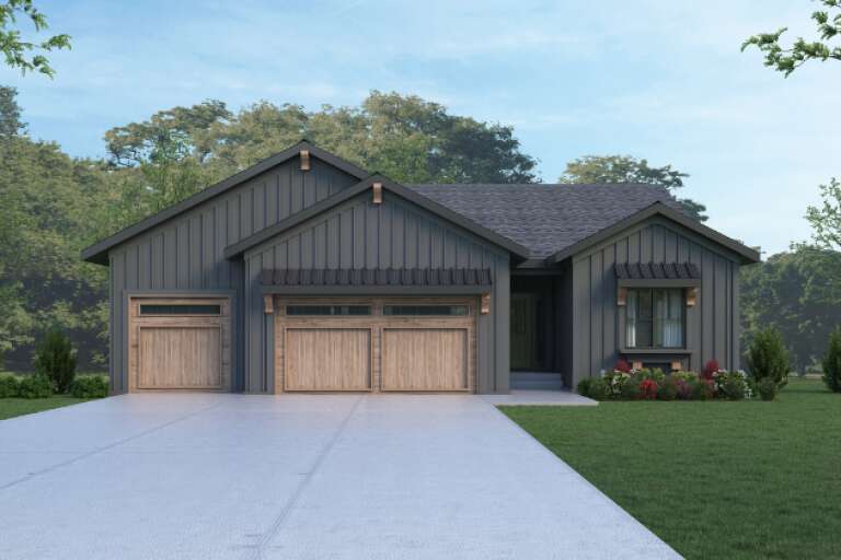 House Plan House Plan #34655 Front Elevation 