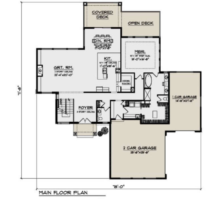 House Plan House Plan #34656 Drawing 1