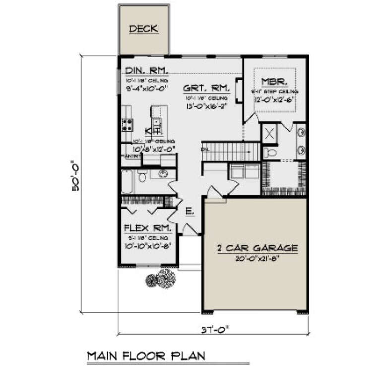 House Plan House Plan #34659 Drawing 1