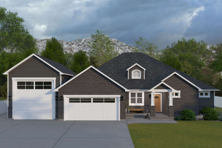 House Plan House Plan #34660 Front Elevation 