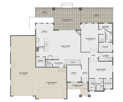 Main Floor for House Plan #2802-00462