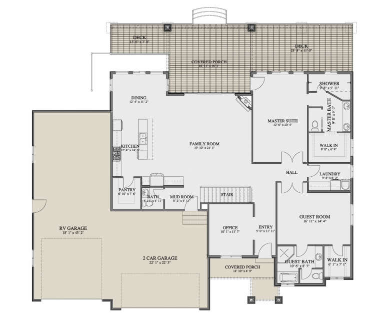 House Plan House Plan #34660 Drawing 1