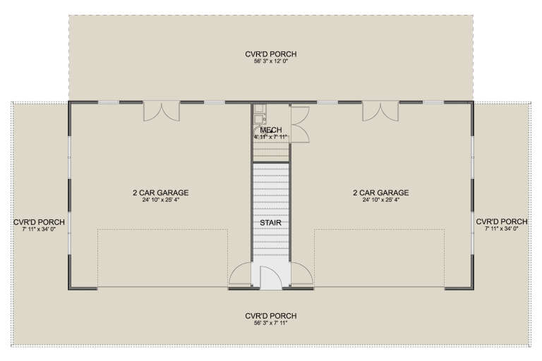 House Plan House Plan #34662 Drawing 1