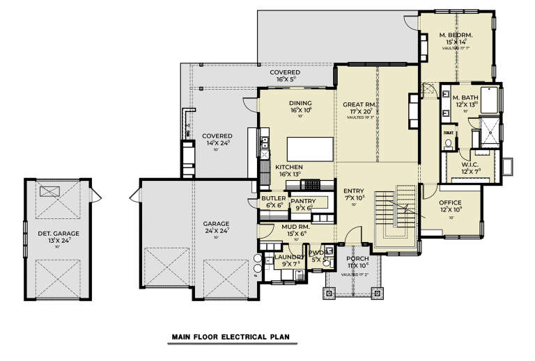 House Plan House Plan #34663 Drawing 1