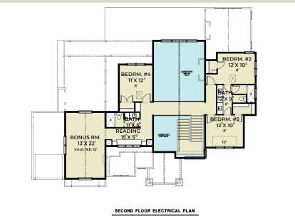 Second Floor for House Plan #2464-00213