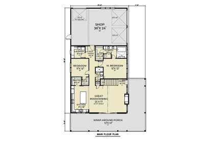 Main Floor for House Plan #2464-00214