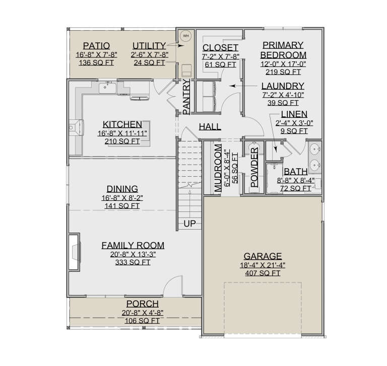 House Plan House Plan #34668 Drawing 1