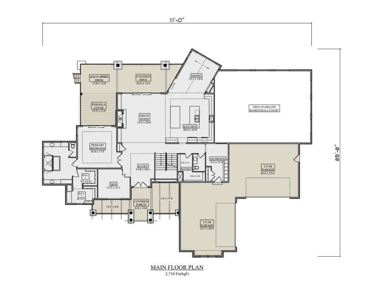 House Plan House Plan #34672 Drawing 1