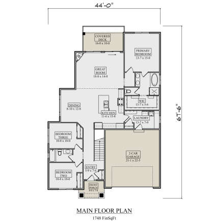 Main Floor for House Plan #5631-00297