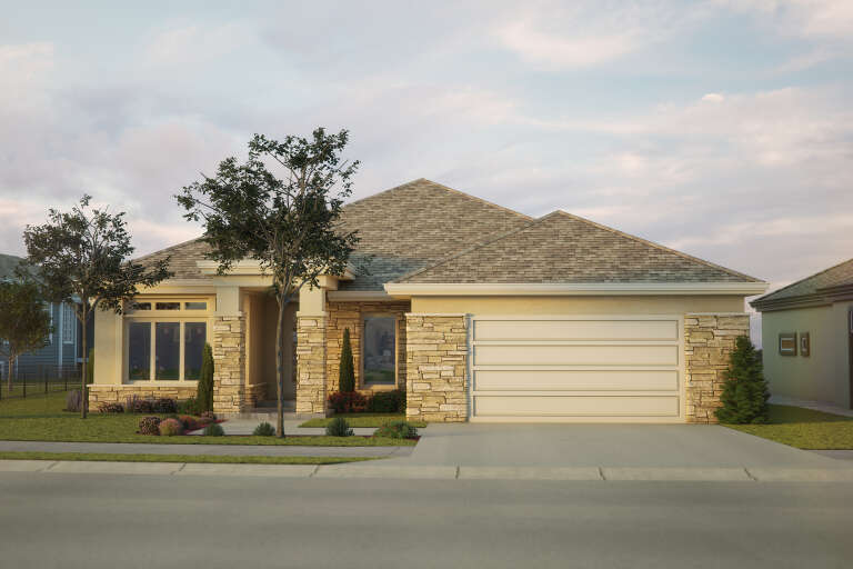 House Plan House Plan #34677 Front Elevation 