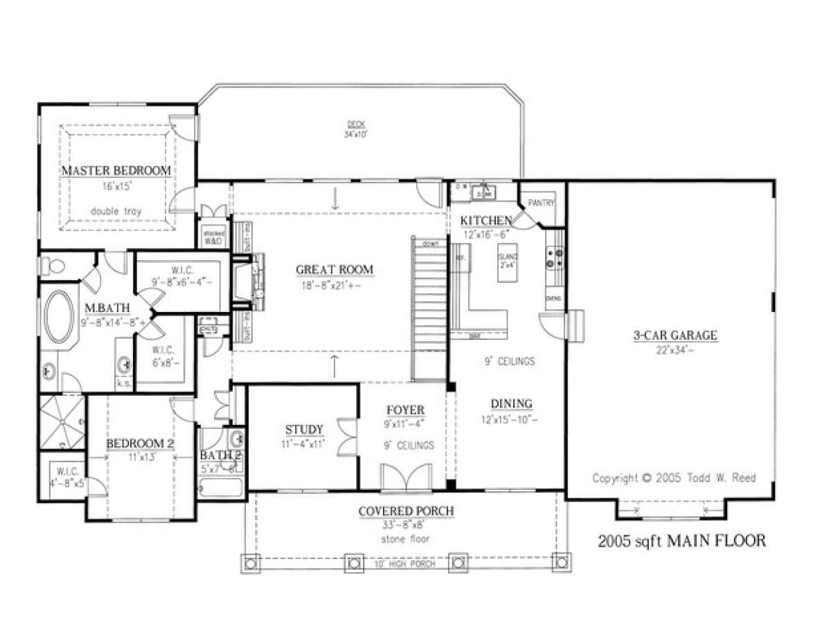Floorplan 2 for House Plan #286-00011