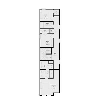 Second Floor for House Plan #9185-00032