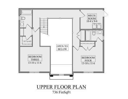 Second Floor for House Plan #5631-00302