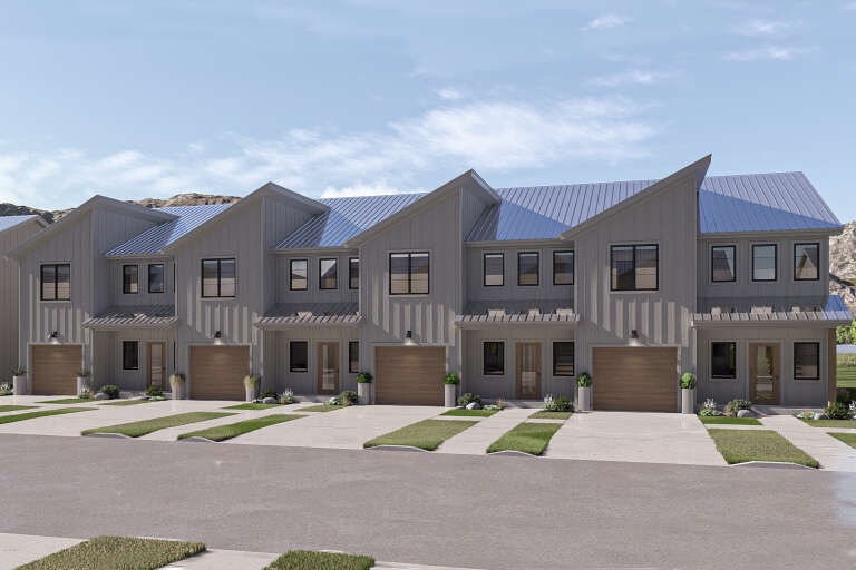 Fourplex Images Contemporary Fourplex Plan - 1,701 Square Feet, 3 Bedrooms, 2.5 ...