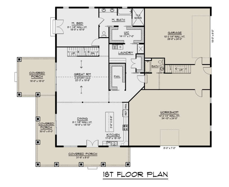 House Plan House Plan #34688 Drawing 1