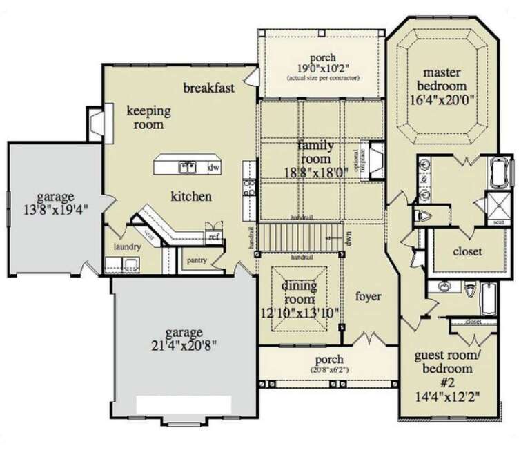 House Plan House Plan #34689 Drawing 1