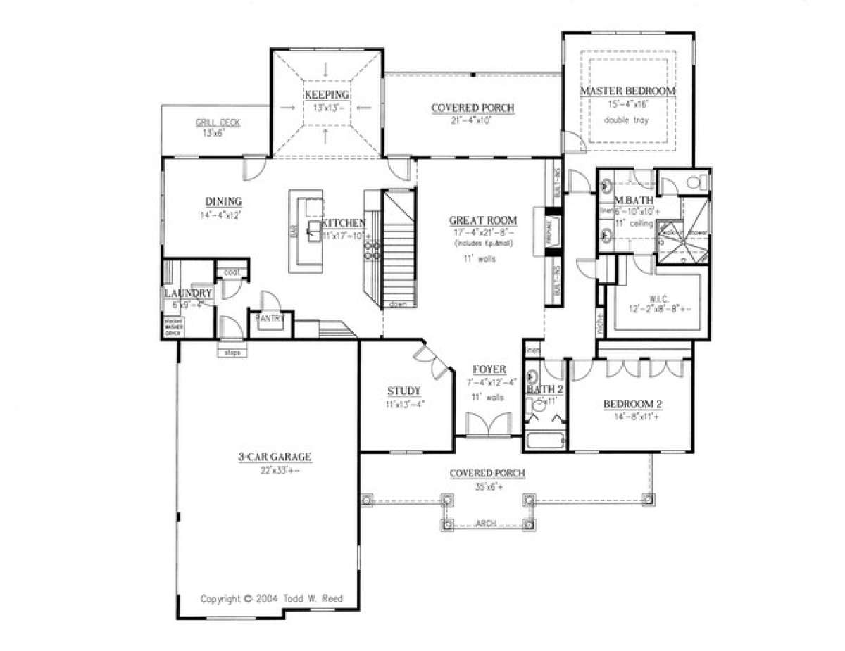 Floorplan 2 for House Plan #286-00012