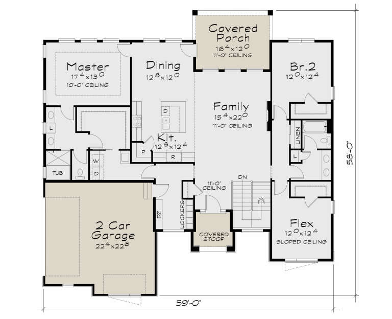 House Plan House Plan #34690 Drawing 1