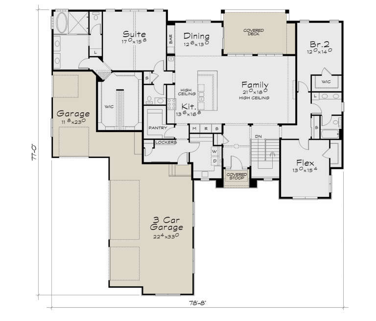House Plan House Plan #34691 Drawing 1