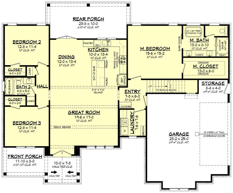 House Plan House Plan #34692 Drawing 1