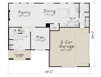 Main Floor for House Plan #402-01855
