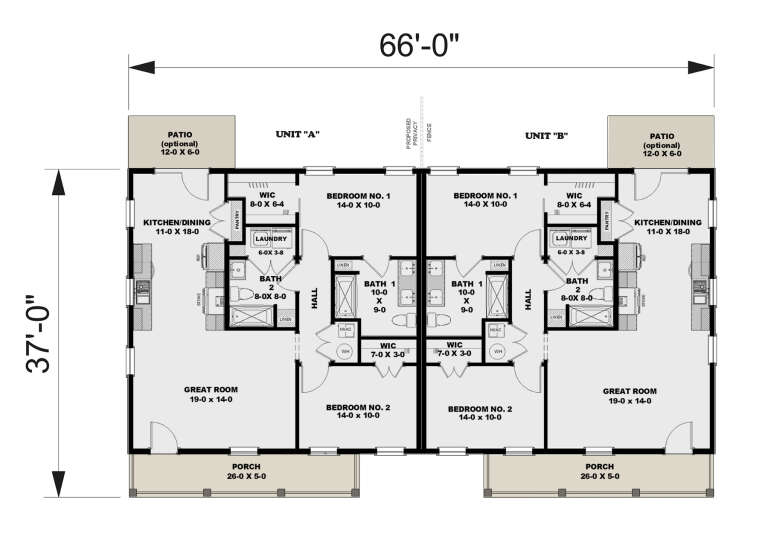 House Plan House Plan #34695 Drawing 1