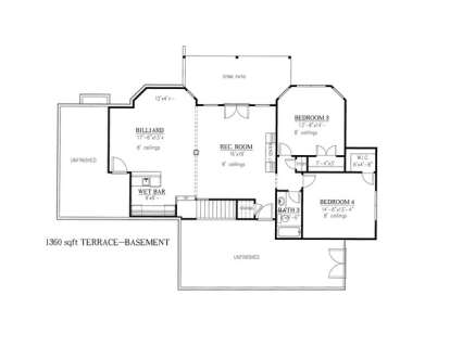 Floorplan 1 for House Plan #286-00013