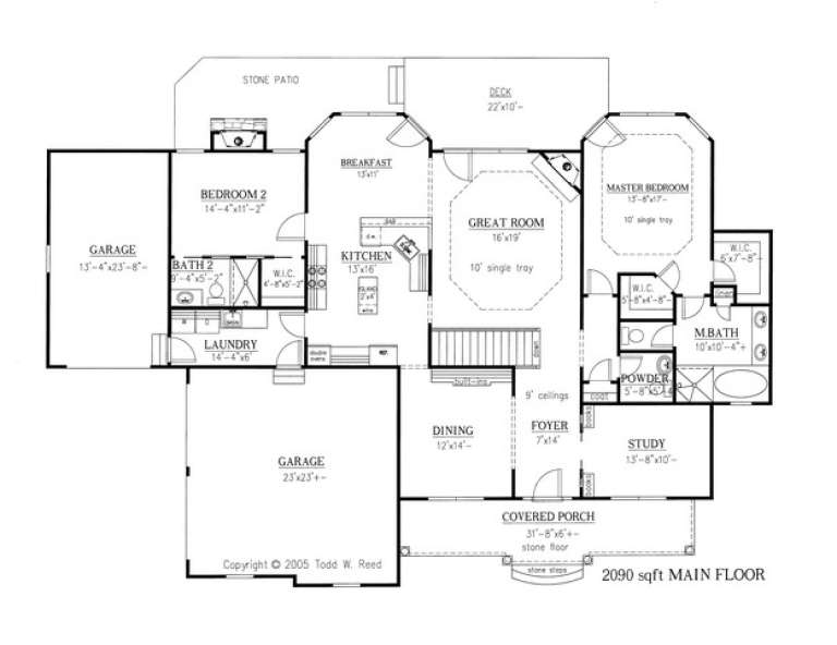 House Plan House Plan #3470 Drawing 2