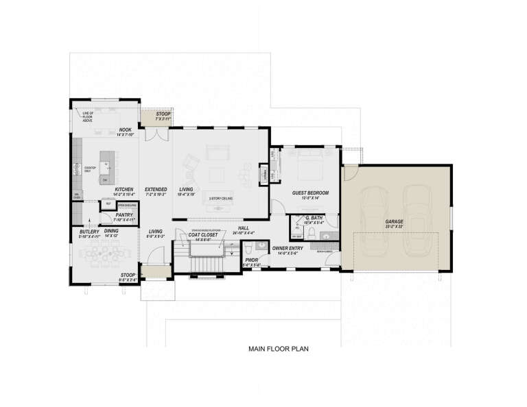 House Plan House Plan #34707 Drawing 1